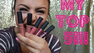 Top 5 NYX Soft Matte Lip Creams! - AlixJean