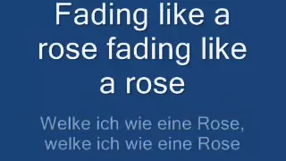 fading like a flower - roxette [lyrics + übersetzung]