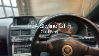 R34 Skyline GT-R Cold Start