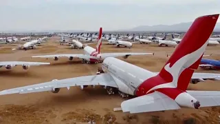 Victorville Airplane Graveyard; 500+ Aircraft | Southern California Logistics Airport June 2021
