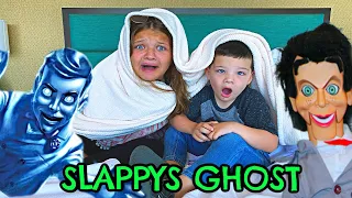 SLAPPY's GHOST FOLLOWED US TO THE HOTEL!! ESCAPE The Ghost of Slappy from Goosebumps!