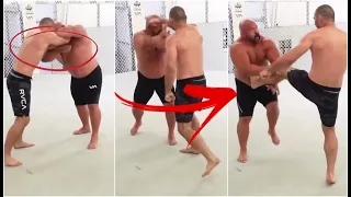 UFC fighter Sean Strickland and ADCC grappler COME TO BLOWS during training!