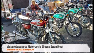 Vintage Japanese Motorcycle Show and Swap Meet - Leesport, PA - CBX, Z1, H2!