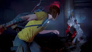 The last of us 2 remastered no return Ellie vs Rat king boss fight hospital | Tlou remake Ps5 4k