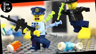 Lego Hospital Heist Flash Bank Robbery Crazy Compilation Police Catch Crooks Brickfilm Stop Motion