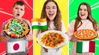 EATING FOODS From AROUND The WORLD!! | JKREW