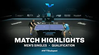 Dimitrije Levajac  vs Amir Hossein Hodaei | WTT Contender Budapest 2021 (Qual)