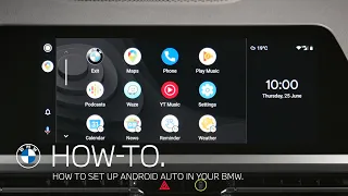 Настройка приложения «Android Auto» в автомобиле BMW | Видеоруководство BMW