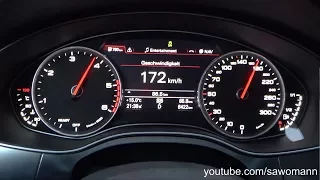 2017 Audi A6 Avant 3.0 TDI quattro S tronic 272 HP 0-100 km/h & 0-100 mphAcceleration