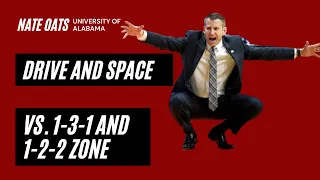 Nate Oats Drive and Space Offense vs. 1-3-1 and 1-2-2 Zone Defense