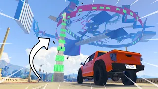 This wallride almost RUINED us (GTA 5 Races)