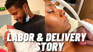 I HAD A PAINLESS UNMEDICATED NATURAL CHILDBIRTH! | LABOUR AND DELIVERY STORY | SUPERNATURAL