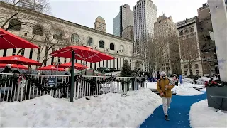 Exploring Midtown Manhattan - 5th Ave. Rockefeller Center, Times Square, Bryant Park [4K]