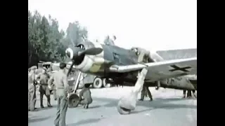 German FW 190 Fighter in Color