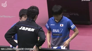 Ma Long /Xu Xin vs Yoshimura Maharu /Koki Niwa | MD | Japan Open 2017