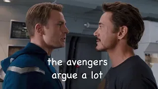 the avengers argue a lot