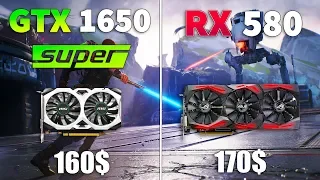 GTX 1650 SUPER vs RX 580 Test in 9 Games