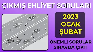 BU SORULARI KAÇIRMAYIN !!! 2023 OCAK EHLİYET SINAVI SORULARI - ÇIKMIŞ EHLİYET SINAV SORULARI 2023