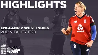 England v West Indies - Highlights | England Bowlers Impress In 47 Run Win! | 2nd Vitality IT20 2020