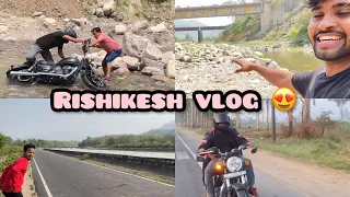 RISHIKESH (utharakhand) vlog || Mera Accident ho gya 😭😢