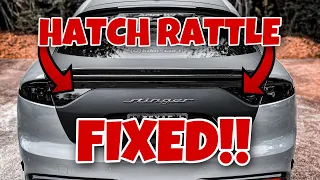 Kia Stinger Hatch Rattle Fixed?! (Cheaper & Easier than washers)