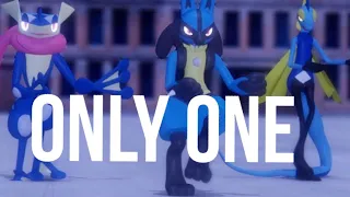 (MMD x Pokemon) Lucario, greninja and Inteleon ( Only One )