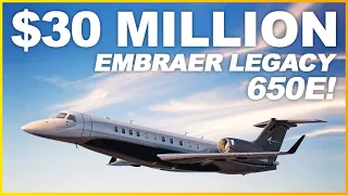 Inside This AMAZING $30 Million Embraer Legacy 650E!