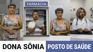 Dona Sônia vai ao Posto de Saúde