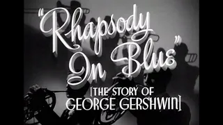 Rhapsody In Blue (1945) - Main Title & Ending Card "Titles" - (WB - 1945)