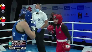 Мілана Аюпова (KAZ) vs Марина Стойко (UKR) - 🥊1/8 Boxing Championships Kielce 2021.04