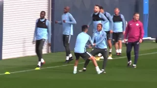 Manchester City Train Ahead Of Champions League Clash With Shakhtar Donetsk