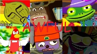 (NEW)PaRappa The Rapper: All Stages (AWFUL MODE) *Remade