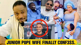 JUNIOR POPE WIFE FINALLY C0NF3SS.. JP WIFE SP3AKS OUT TC V1RŪ$ KPAIID JUNIOR POPE E DON SHOCK