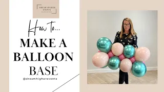 How to make a balloon stack base