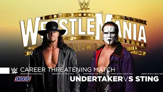 WWE: Wrestlemania 39 The Undertaker vs Sting Promo