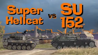 WOT Blitz Face Off || Super Hellcat vs SU-152