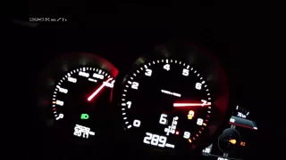 Porsche Cayman S 981 2013 - acceleration 0-275 km/h + Vmax test