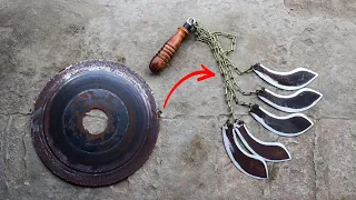 Talented blacksmith made Zanjeer Dasta | How to make Azadari Tool | ज़ंजीर दस्ता