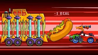 КРАСНАЯ МАШИНКА против ХИЩНЫХ МАШИН #7 Мультик по игре Car Eats Car 2