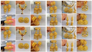 200+ Gold Bridal Earrings | Latest Gold Earring 2024 | #goldearrings #trending #viral #earringdesign