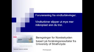 Forurensning fra Vindturbiner