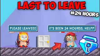 Growtopia | Last to Leave the World Wins 1 BGL! (24 hours) OMG!!