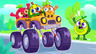 Taxi Monster Truck 🚖🤩 || More Funny Stories for Kids