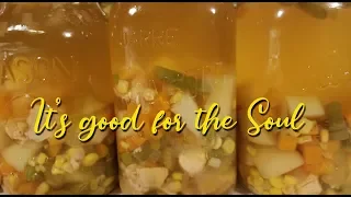 Canning Homemade Chicken Soup ~ Food Storage