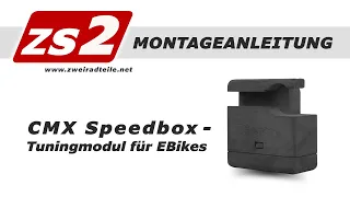 CMX Speedbox - Tuningmodul für EBikes -Montageanleitung