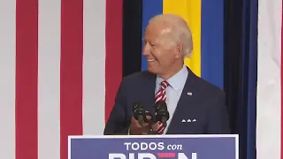 Joe Biden Plays Ram Ranch