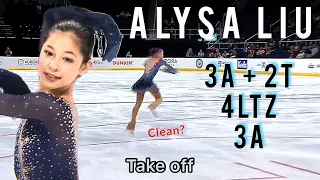 ALYSA LIU 3Axel, 4Lutz, Clean? / We Love Skating