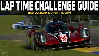 Gran Turismo 7 Lap Time Challenge Guide - Road Atlanta - Porsche 919 Hybrid (Gr. 1)