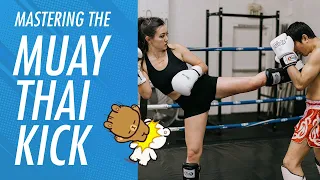 Learning the Roundhouse, Low Kick, and Switch Kick |  Beginner Basics with Neungsiam Fairtex