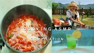 2nd cooking compilation asmr (also inculdes behind the scenes) Suna ASMR